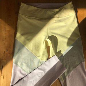 Outdoor Voices Tri Color Leggings